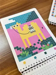 Пиксельная раскраска 