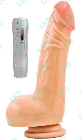 Вибратор RealStick #117 с 7 режимами вибрации, 19 см