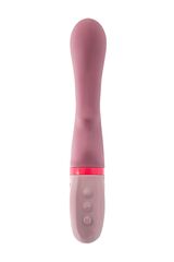 Розовый вибратор для G-стимуляции Rose - 19 см. - 