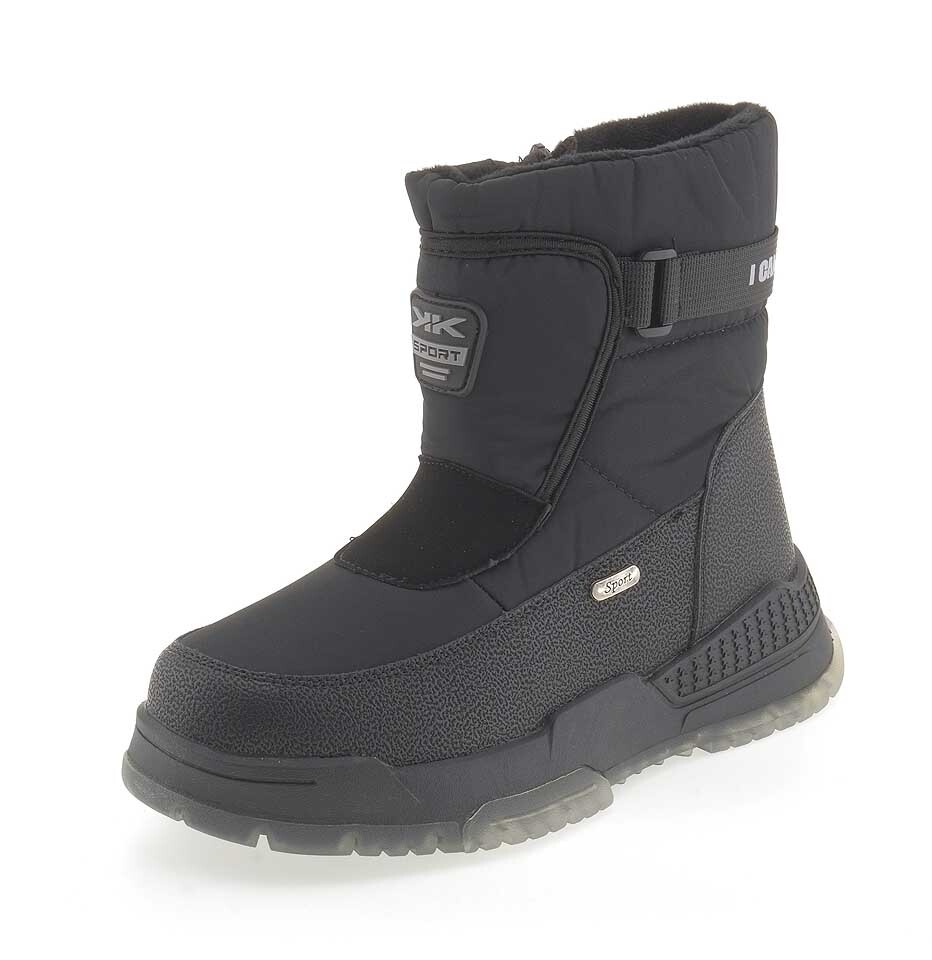 Дутики для мальчиков KEDBERRY HZP_6265-8_black черные