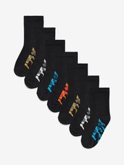Носки хлопковые для мальчика Next A96-866, 7 шт., Черный