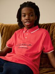 Поло для мальчика Next E98-660, Красный