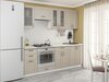 Прямая модульная кухня Лофт-01 Cappuccino Veralinga - Белый 2140*2200*600