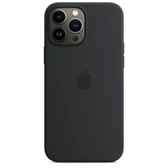 Силиконовый чехол с поддержкой MagSafe Apple Silicone Case для iPhone 13 Pro Max, Midnight (Темная ночь)