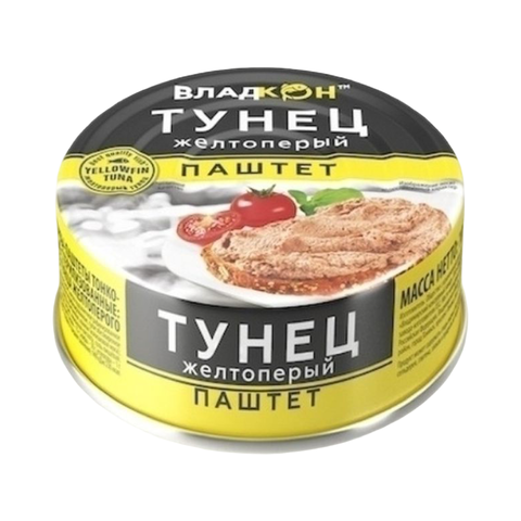 Тунец желтоперый Паштет №1 100г