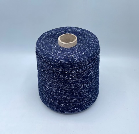Industria Italiana (пр.Италия),art- Frizzante 3500 м/100гр, 70%Вискоза, 15%Металлик(Люрекс), 15%Полиамид, цвет-Синий(2109/1601). арт-36058