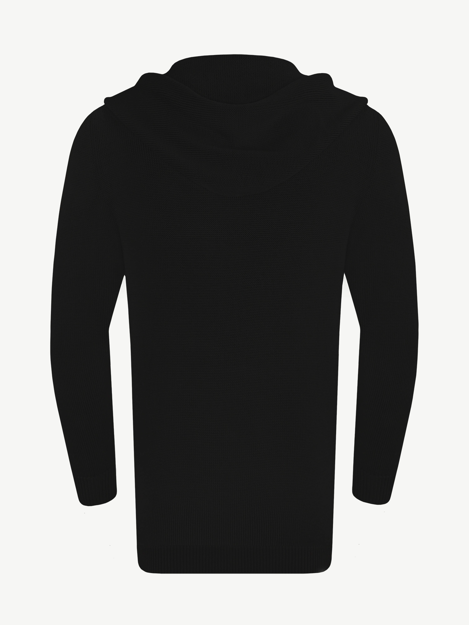 Кардиган с капюшоном из мягкой шерсти