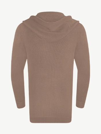 Кардиган с капюшоном из кашемира