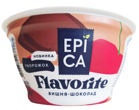 Йогурт Эпика Фаворит 8% вишня шоколад 130г, шт