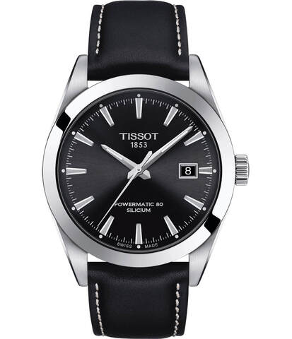 Наручные механические часы Tissot Gentleman Powermatic 80 Silicium T127.407.16.051.00