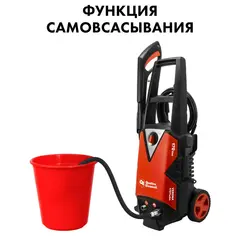 Мойка высокого давления QUATTRO ELEMENTI VERONA 170 Turbo (2100Вт, 170Бар, Колеса, 410л/ч) + роторная насадка (916-110)