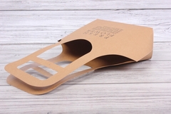 Сумка для цветов, Крафт, 20*40*10 см, 1 шт.