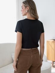 Нарядная футболка с принтом пайетками из премиального хлопка с эластаном  D49.123 (128807)