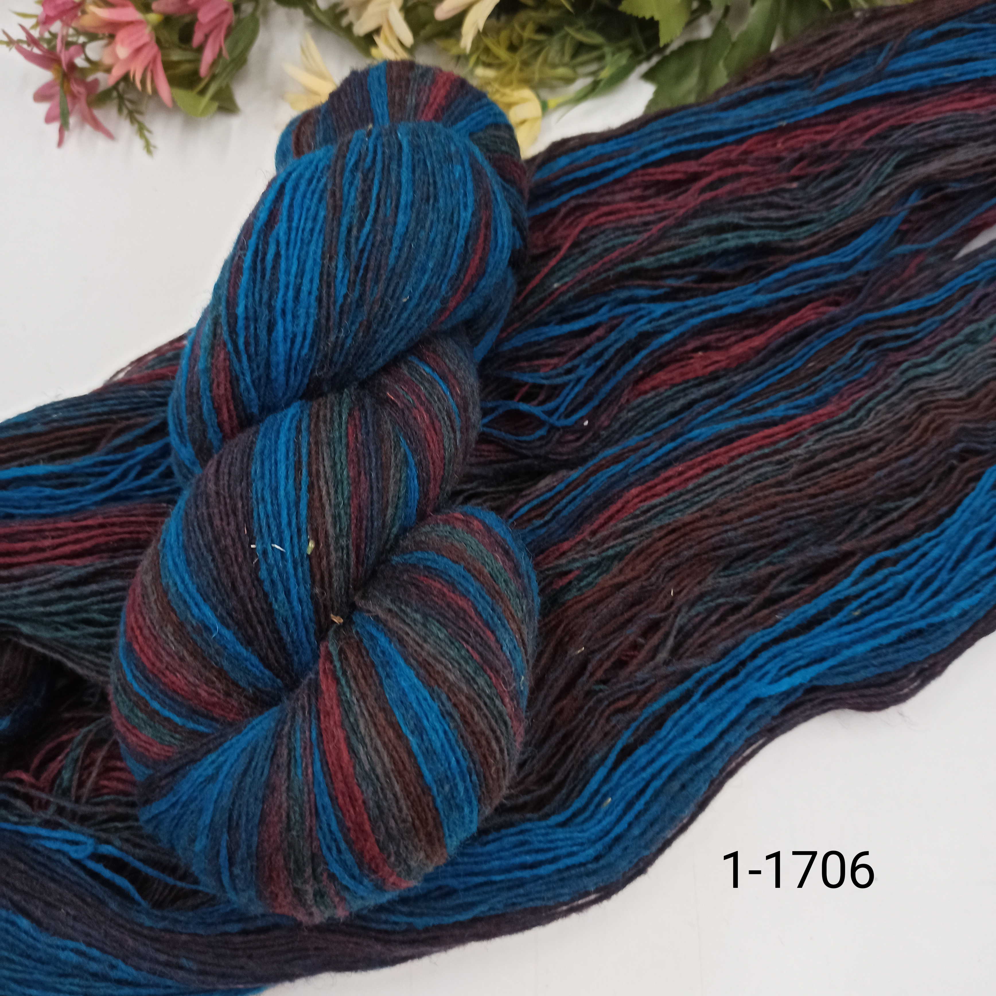 Дундага 6/1 шерсть секционного окрашивания 01-1706 420м/100гр