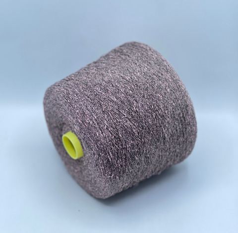 Бобинная пряжа, Cosmos, 1100м, 70% Вискоза, 30% Полиамид, Розовые шишибрики.37744