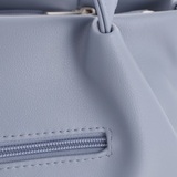 Сумка Саломея 334 гладкий серо-голубой