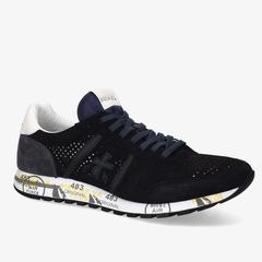 Замшевые кроссовки Premiata Eric 8233 с перфорацией