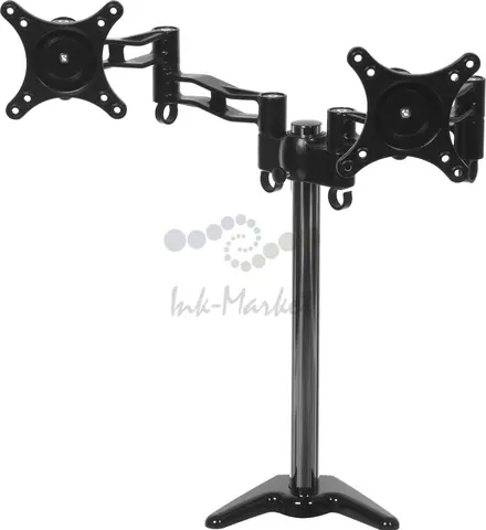 Кронштейн для мониторов Cactus CS-VM-D08-BK черный 13"-27" макс.8кг настольный поворот и наклон
