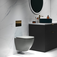 Унитаз подвесной GR-4455GMS с сиденьем