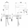 Lemark Status LM4406C Смеситель для раковины Хром