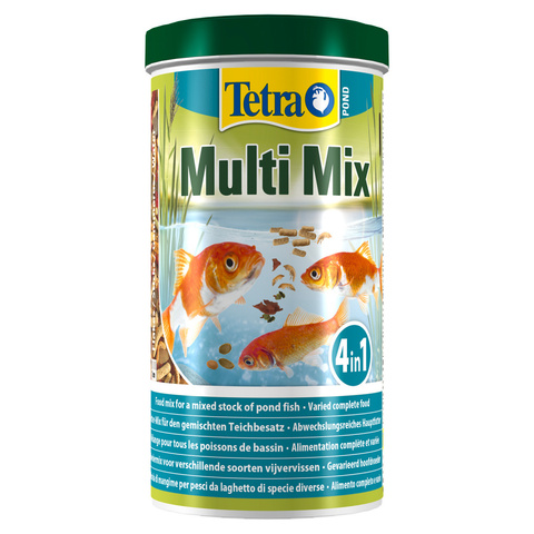 Tetra Pond MultiMix корм для пруд.рыб (гранулы, хлопья, таблетки, гаммарус) (1 л)