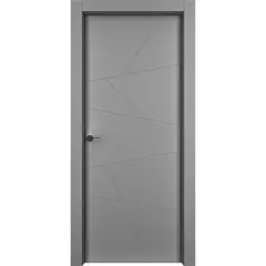 Купить Межкомнатная дверь эмаль Энигма серая глухая