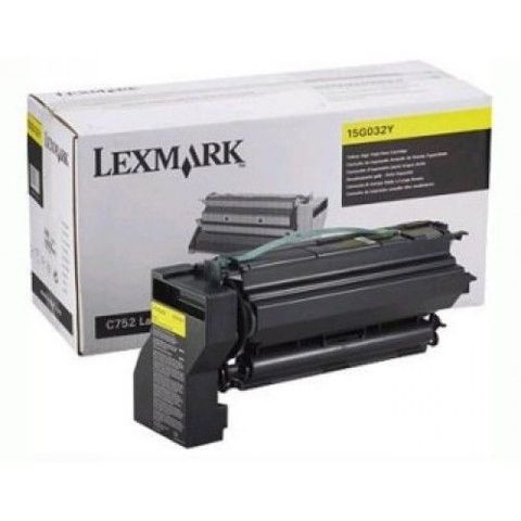 Картридж для принтеров Lexmark C752, C762 желтый (yellow). Ресурс 15000 стр (15G032Y)