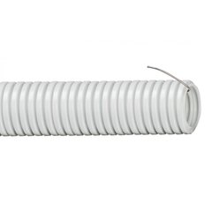 Труба ПНД гофрированная 16мм с зондом черная IEK 231803---