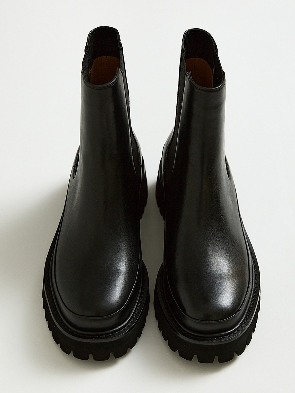 Ботинки-челси с широкой резинкой, черный