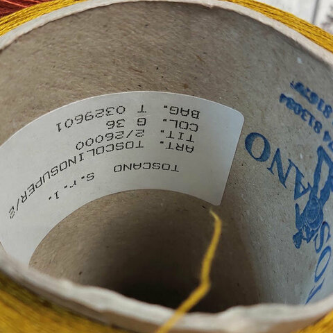 Лен 100%  TOSCANO / TOSCOLINO SUPER 2/26 горчичный