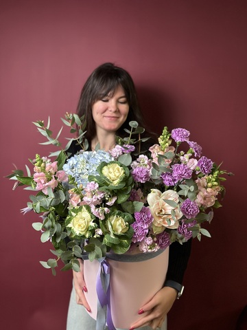 Цветы в коробке "Мелис"