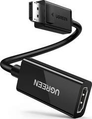 Конвертер UGREEN DP To HDMI Female Converter 4K*2K 60HZ, 25 см MM137, черный
