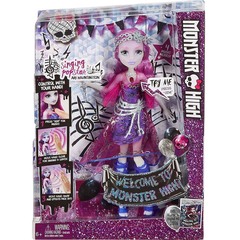 Ари Хантингтон с микрофоном. Добро пожаловать в школу монстров - БАТАРЕЙКИ СЕЛИ!