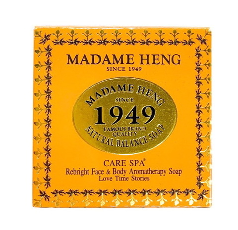 Спа-мыло Natural Balance с куркумой и мёдом для лица и тела Gold Luxury, Madame Heng 150 гр.