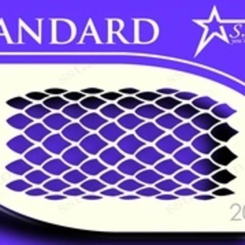 Трафарет для аквагрима S.STAR 203 кожа змеи
