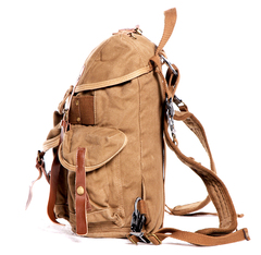 Винтажный Рюкзак из ткани Virginland 96 khaki