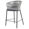 Полубарный стул Haugen, 66 см, серый