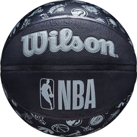 Баскетбольный мяч Wilson NBA ALL TEAM BLACK №7