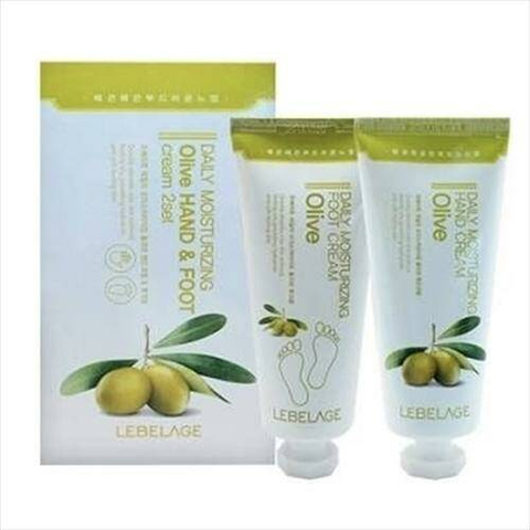Lebelage Set Набор кремов с оливой Lebelage Daily Moisturizing Olive Hand Cream & Foot Cream