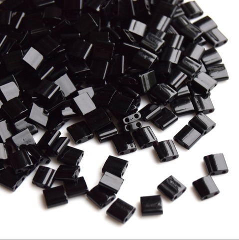 TL-0401 Бисер Миюки тила/Miyuki Tila Opaque Black