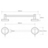 Полотенцедержатель 355 мм Bemeta Omega 104104012