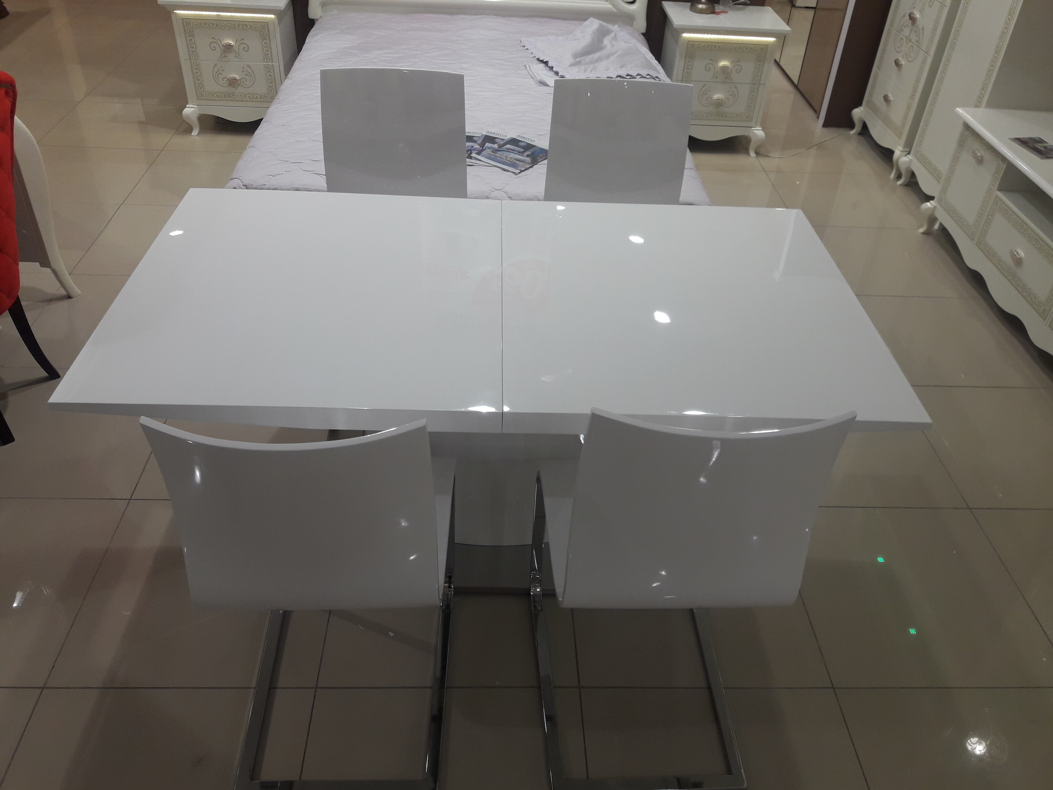 Обеденный стол Dupen (Дюпен) DT-01 белый
