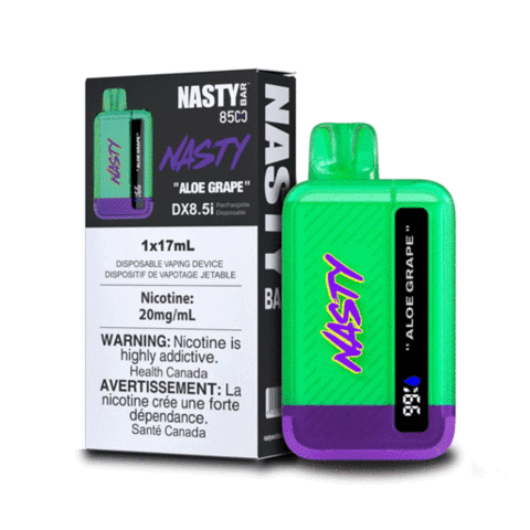 Одноразовый Nasty Bar DX8.5i - Aloe Grape до 8500 затяжек