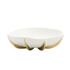 Чаша Round golden scale fruit bowl