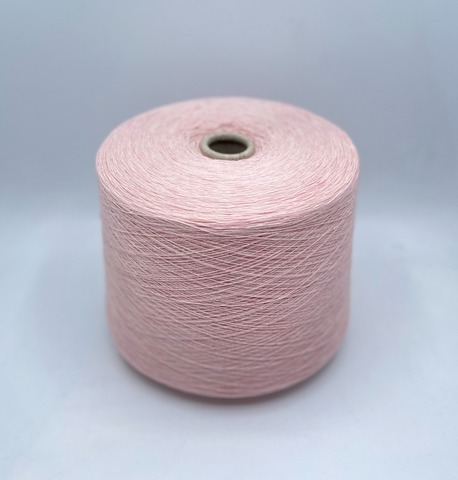 Бобинная пряжа (пр.Италия),art-Scozia 1500м/100гр,100%Шерсть, цвет-Розовый меланж , арт.28305