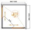 Душевой уголок COMFORT-A-2 COMFORT-A-2-90-C-Cr