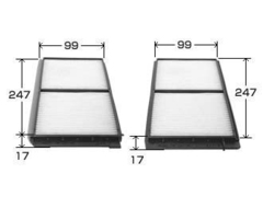 Фильтр салонный VIC  AC-404E