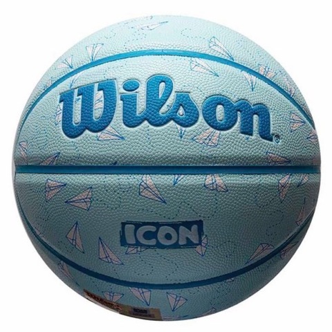 Баскетбольный мяч Wilson ICON PAPER PLANES BSKT BLUE №7