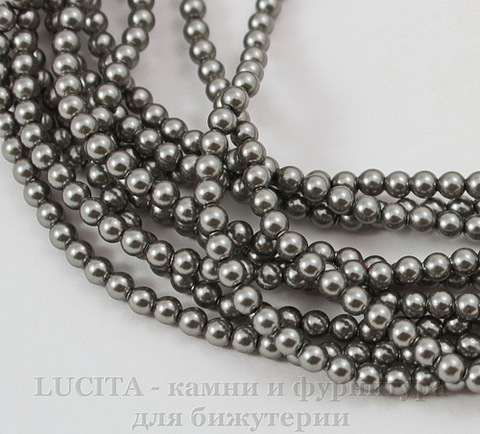 5810 Хрустальный жемчуг Сваровски Crystal Grey круглый 4 мм, 10 шт ()