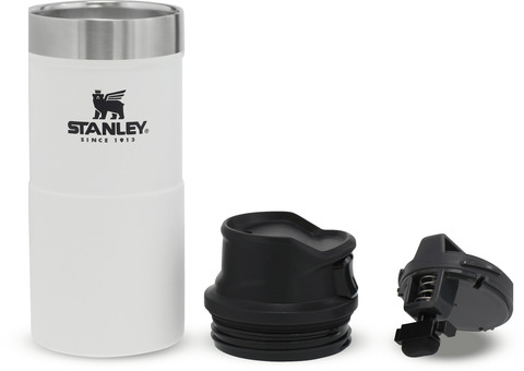 Картинка термостакан Stanley Classic Trigger Action 0,35L One hand 2.0 Белая - 2
